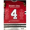Image 1 : BOBBY ORR SIGNED CHICAGO BLACKHAWKS CAREER JERSEY DIAMOND EDITION 4/4 (GNR COA)