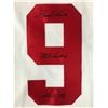 Image 2 : GORDIE HOWE DUAL SIGNED AND MULTI INSCRIBED REDWINGS JERSEY