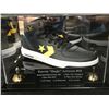 Image 1 : MAGIC JOHNSON SIGNED VINTAGE CONVERS BASKETBALL SHOE IN DISPLAY CASE (BECKETT COA)