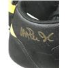 Image 2 : MAGIC JOHNSON SIGNED VINTAGE CONVERS BASKETBALL SHOE IN DISPLAY CASE (BECKETT COA)