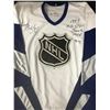 Image 1 : WAYNE GRETZKY SIGNED LTD. EDITION ALL STAR MVP ALL STAR JERSEY 55/99 (UD COA)