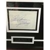 Image 2 : MARILYN MUNROE AND JOE DIMAGGIO SIGNED AND CUSTOM FRAMED INDEX DISPLAY 16 X 20 (GFA COA)