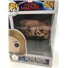 Image 2 : BRIE LARSEN SIGNED CAPTAIN MARVEL FUNKO POP (KB COA)