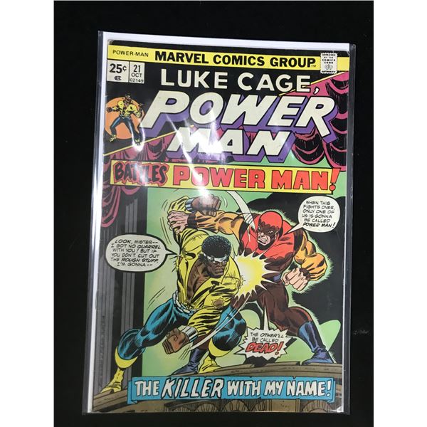 MARVEL COMICS LUKE CAGE HERO FOR HIRE NO.21