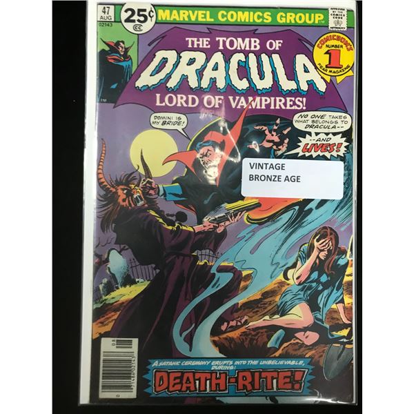 MARVEL COMICS THE TOMB OF DRACULA NO.47