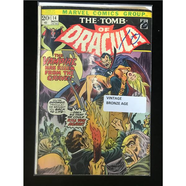 MARVEL COMICS THE TOMB OF DRACULA NO.14