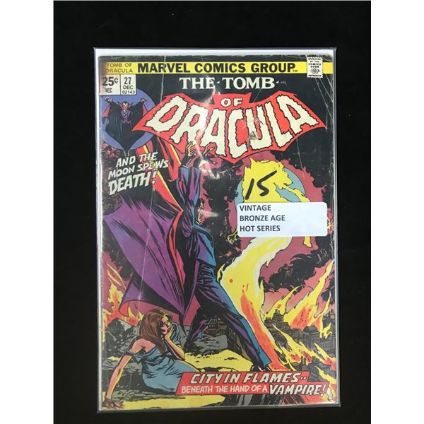 MARVEL COMICS THE TOMB OF DRACULA NO.27