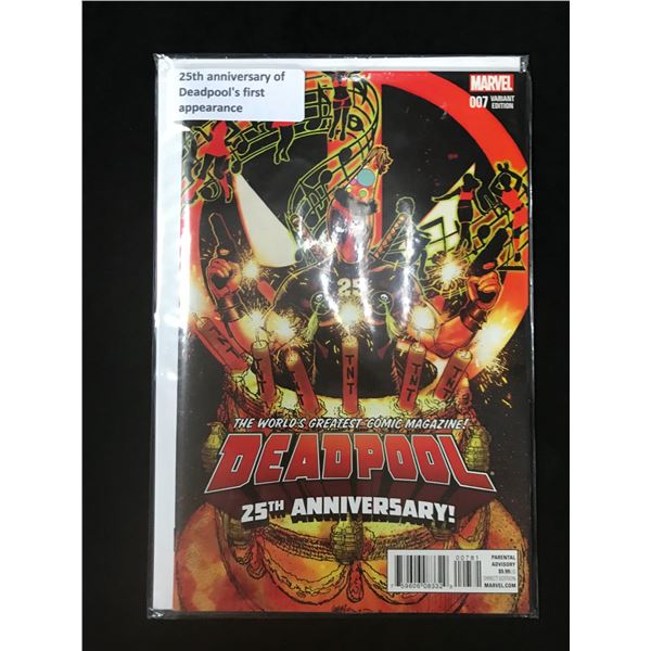 MARVEL COMICS DEADPOOL 25TH ANNIVERSARY