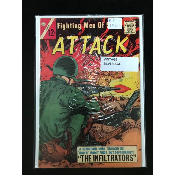 CHARLTON COMICS ATTACK NO.3 1964