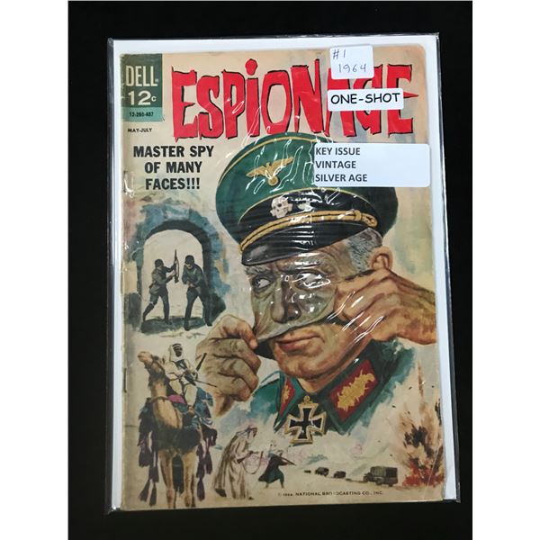 DELL COMICS ESPIONAGE NO.1 1964