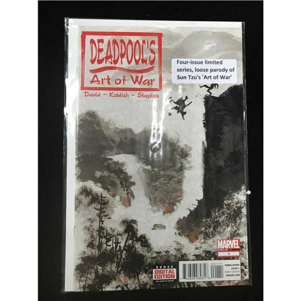 MARVEL COMICS DEADPOOL ART OF WAR NO.1