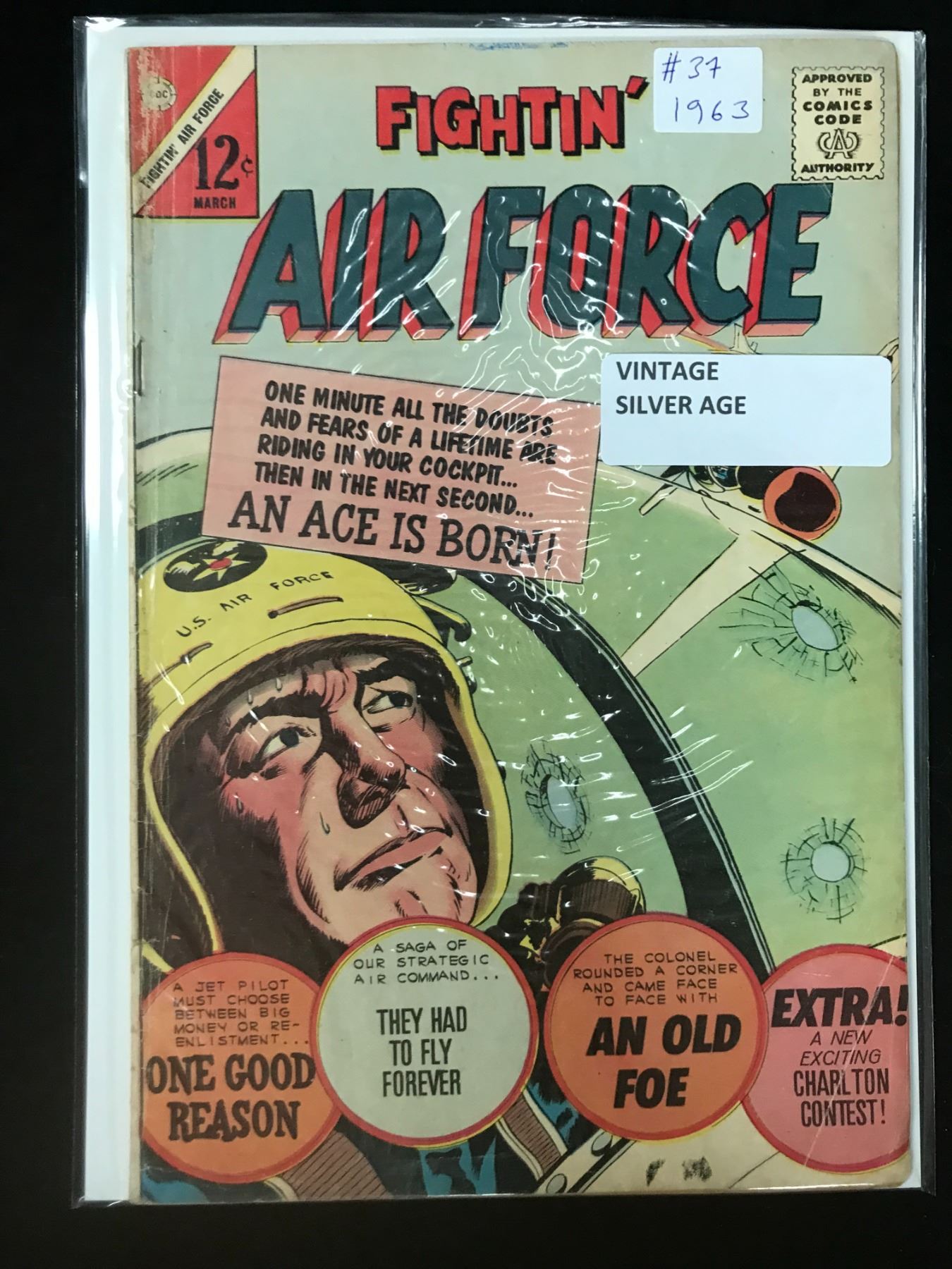 CDC COMICS FIGHTIN AIR FORCE NO.37