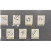 Image 3 : FRAMED 17 ASSORTED AUTOGRAPHS INCLUDING; WALTER PAYTON, JOE NAMATH, TOM JACKSON & MORE