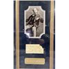 Image 2 : FRAMED PHOTO & AUTOGRAPH OF CHARLES DICKENS LATE 1800'S 17.5" X 26.5"