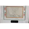 Image 2 : FRAMED DRAWING (AUTOGRAPHED) OF BUGS BUNNY BY FRIZ FRELENG TITLED "WHAT'S UP DOC?" WITH COA 20" X