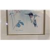 Image 2 : FRAMED PRINT BY SUE COLEMAN TITLED "THE HUMMINGBIRD" 11" X 14"