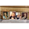 Image 1 : 4 AUTOGRAPHED FEMALE CELEBRITY PHOTOS INCLUDING; LINDSAY LOHAN, TARA REID, NATASHA HENSTRIDGE &