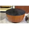 Image 2 : MID CENTURY TEAK OVAL SIDE TABLE BY RS ASSOCIATES 31" X 21" X 20"