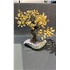 Image 2 : LARGE 13" CITRINE BONSAI TREE WITH AMETHYST BASE