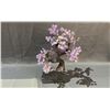 Image 2 : LARGE AMETHYST TREE ON AMETHYST BASE  RETAIL $2400 APPROX 16.5"