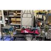 Image 2 : SHELF LOT OF TEA POT, CORONA BUCKET, MODEL CARS AND MORE