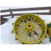 Image 2 : Set of Rear Tractor Wheels 46'' Diameter Plus Lugs Off John Deere D 