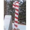 Image 4 : 2 Candy Cane Displays Made From Metal Culverts 18'' Diameter x Approx. 16' Long  - Display Use /