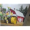 Image 3 : John Deere D Photo in Wood Frame 52'' x 39'' with Many Extras 