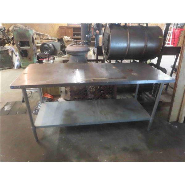 Stainless Steel Table 35'' x 72'' x 30''