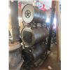 Image 5 : Triple Barrel Multi Chamber Wood Stove/Cooker/Smoker with 16' Chimney 7'' Diameter 