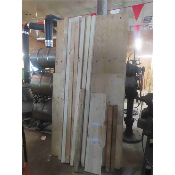 10 Sheets of Plywood: (2) 3/4'' x 4' x 8' , (1) 3/4'' x 5' x 4' , (7) 2'' x 32'' x 8' 