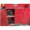 Image 10 : Metal Top Section Tool Cabinet on Homemade Wood Cabinet with Tools ; Wrenches, Sockets, 