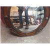 Image 3 : Oak Round Bevelled Mirror 21'' Diameter