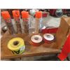 Image 3 : 3 Spray Bombs Orange Marking Paint, Safety Caution Tape, Trailer Reflector Tape