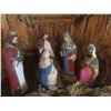 Image 1 : Nativity Scene 5 Piece Blow Mould Set
