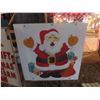 Image 2 : 3 Metal Framed Christmas Signs , Largest is 58'' x 48''