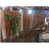 Image 5 : 3 Metal Framed Christmas Signs , Largest is 58'' x 48''