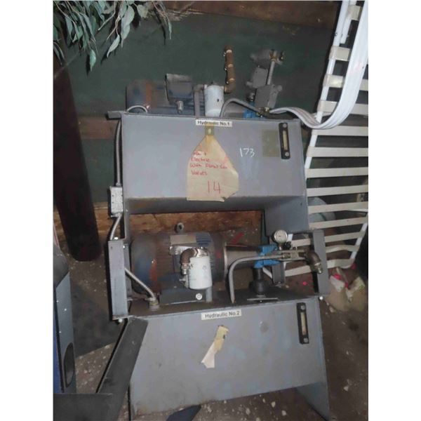Hydraulic Power Pack with 10HP Electric Motor with Flow Control Valves