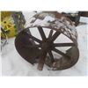 Image 3 : Large Steel Wheel 38'' Diameter x 18'' Wide