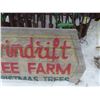 Image 3 : Windrift Tree Farms Wood Sign 24'' x 60''