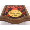 Image 4 : Heidelberg Beer Sign - Lights Up, ~13" x ~20"