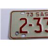 Image 2 : Sask 1973 Motorcycle Plate