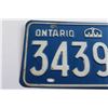Image 2 : Ontario 1965 License Plate