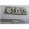 Image 1 : Ontario 1964 License Plate