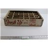 Image 1 : 24-Bottle Wooden 7UP Crate