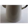 Image 5 : White Enamel Coffee Pot - 9" Tall with Lid