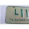 Image 2 : Sask Livery 1974 License Plate