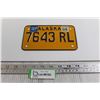 Image 1 : Alaska Motorcycle License Plate