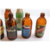 Image 3 : (9) Vintage Bottles - Red Ribbon, Horn Stout, Saskatchewan 75, 7UP, Stubbys