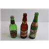 Image 4 : (9) Vintage Bottles - Red Ribbon, Horn Stout, Saskatchewan 75, 7UP, Stubbys